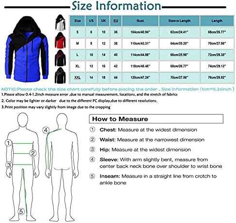 מעיל סווטשירט מרופד לגברים, בתוספת סוודר מזדמן בגודל שרוול ארוך רוכסן מעיל סווטשירט מעיל חורף ז'קט חם